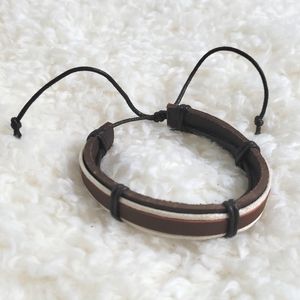 NEW - Handmade Leather Bracelet Cuff